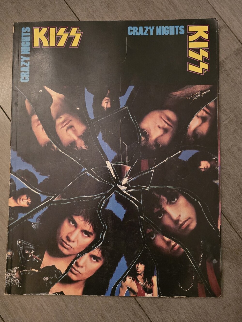 RARE Vintage 90s KISS Crazy NIGHT music NOTATION BOOK